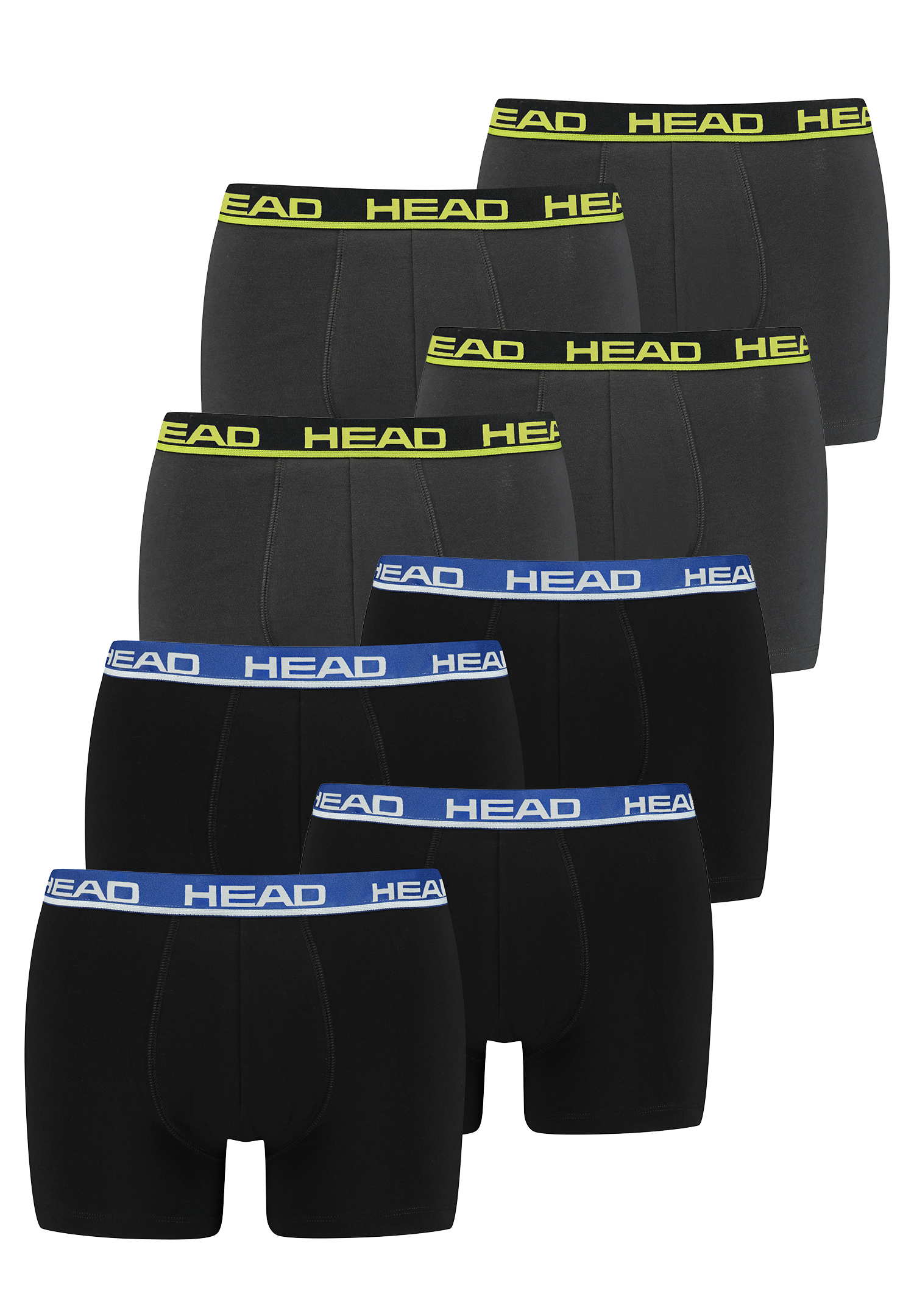 Head Herren Basic Boxer Pant Shorts Unterwäsche Unterhose 8 er Pack von HEAD