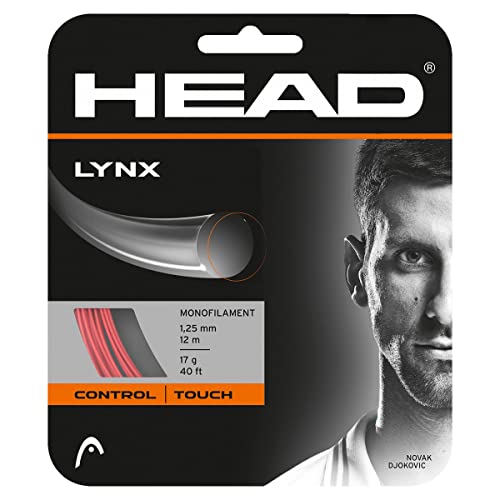 HEAD Unisex-Erwachsene Lynx Set Tennis-Saite, red, 17 von HEAD