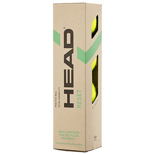 HEAD Unisex-Adult 4B Reset 6DZ Tennisball, Gelb, One Size HEAD Unisex-Adult 4B Reset 6DZ Tennisball, Gelb, One Size von HEAD