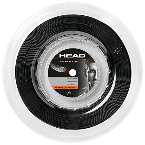 HEAD Unisex-Erwachsene Velocity MLT Rolle Tennis-Saite, Black, 16 HEAD Unisex-Erwachsene Velocity MLT Rolle Tennis-Saite, Black, 16 von HEAD