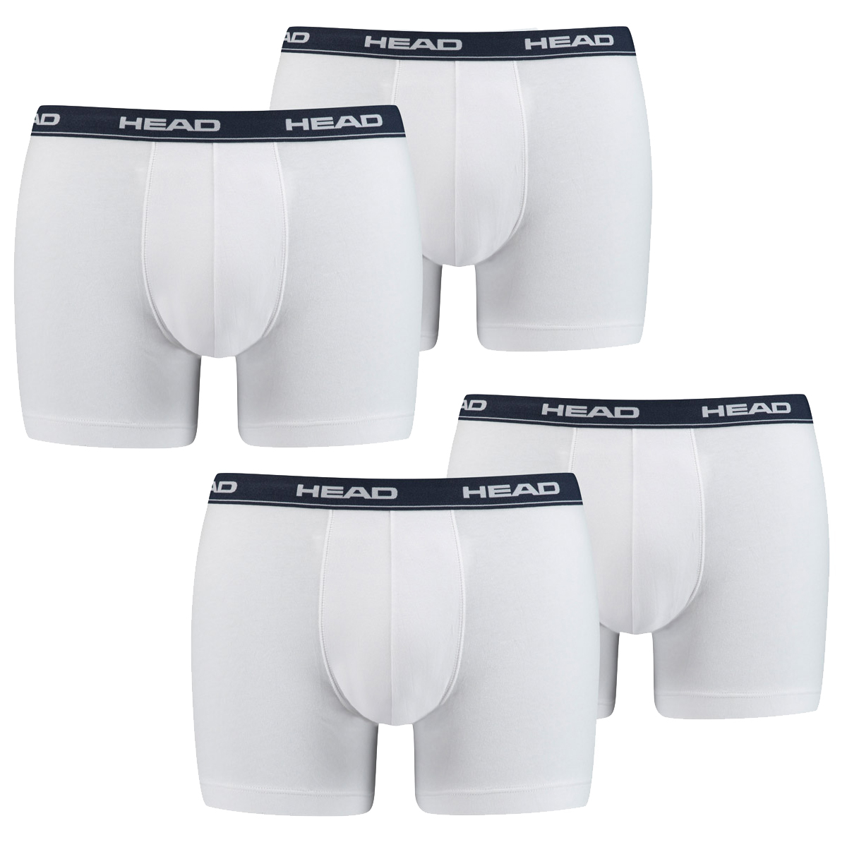 MULTIPACK BOXERS 4 PACK Head Herren Boxer Boxershorts Basic Pant Unterwäsche von HEAD