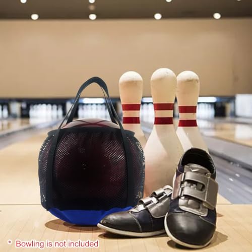 HEBEOT Bowlingtasche mit Netztaschen, praktisches Design, zum Aufhängen am Koffer von HEBEOT