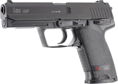 Umarex Airsoft Pistole USP, Federdruck Waffe mit 0,5 Joule, inkl. 100 x 6 mm BB Soft-Air Kugeln von Umarex