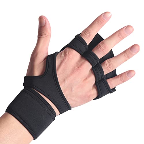 HEEPDD Gewichtheben Handschuhe, Polyesterfaser Gewicht Handschuhe für Workout (L) von HEEPDD