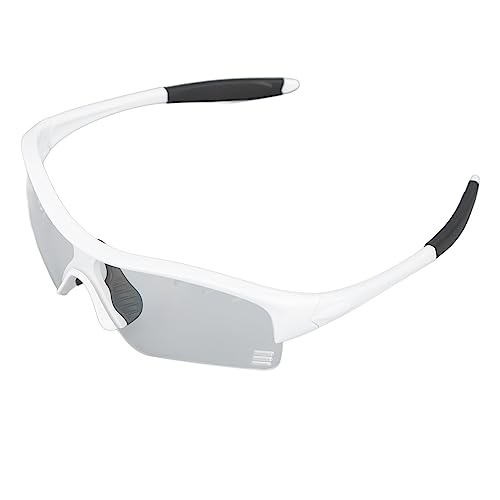 HELEVIA Outdoor-Sonnenbrille, Winddicht, UV-Schutz, TR-Ergonomie, Reitsonnenbrille Wanderkinder (Transparente Linsen) von HELEVIA