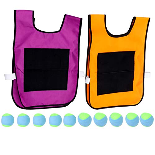 HEMOTON 1 Satz Kinder klebrige Ballweste Kinderspielzeug Spielzeug für intellektuelle Bildung klebriges Ballfangspiel Tanktops Spielzeuge Klebeweste für den Ball klebriger Ball Puzzle von HEMOTON