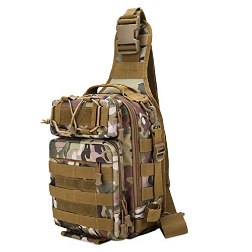 Angelrucksack, Angelrucksack, Angelrucksack mit Rutenhalter, Angelausrüstung, Tasche, Angelgeschenke für Männer von HENANX