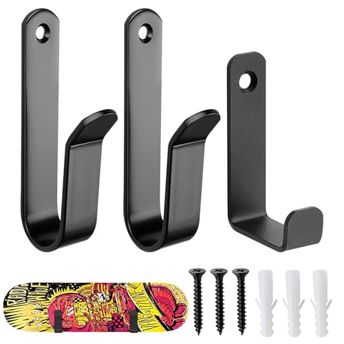 2 pcs Snowboard Wandhalterung Horizontal, Skateboard Wandhalterung, Snowboard Halterung für Skateboard Longboard, Storage Snowboard Display Wall Mount + 1 pcs Haken zum Schrauben, Garderobenhaken 2 pcs Snowboard Wandhalterung Horizontal, Skateboard Wandhalterung, Snowboard Halterung für Skateboard Longboard, Storage Snowboard Display Wall Mount + 1 pcs Haken zum Schrauben, Garderobenhaken von HENGBIRD