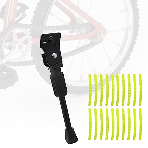 Fahrradständer Kinder 14 Zoll, Kinderfahrrad Einseitiger Stand mit 20 Stück Reflektor Aufkleber, Fahrradrahmen Hinterbauständer Fahrrad Seitenständer für Kinder Rennrad Klapprad Kleine (14 Zoll) Fahrradständer Kinder 14 Zoll, Kinderfahrrad Einseitiger Stand mit 20 Stück Reflektor Aufkleber, Fahrradrahmen Hinterbauständer Fahrrad Seitenständer für Kinder Rennrad Klapprad Kleine (14 Zoll) von HENGBIRD