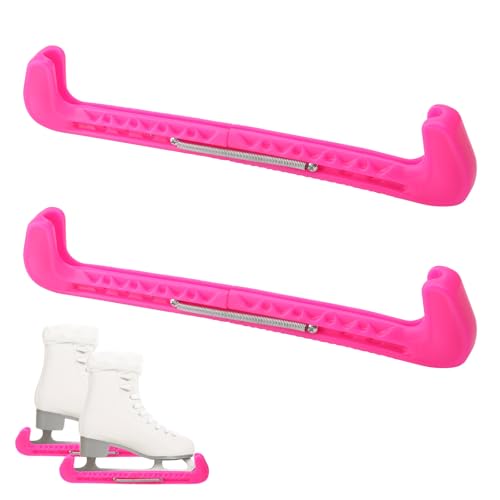 HENGBIRD 1 Paar Kufenschoner Schlittschuhe, Verstellbarer Schlittschuhschutz Eiskunstlauf Schoner mit Spring Schlittschuh Kufenschutz Schutz Eiskunstlauf Zubehör für Kinder Erwachsener Universal Rosa HENGBIRD 1 Paar Kufenschoner Schlittschuhe, Verstellbarer Schlittschuhschutz Eiskunstlauf Schoner mit Spring Schlittschuh Kufenschutz Schutz Eiskunstlauf Zubehör für Kinder Erwachsener Universal Rosa von HENGBIRD