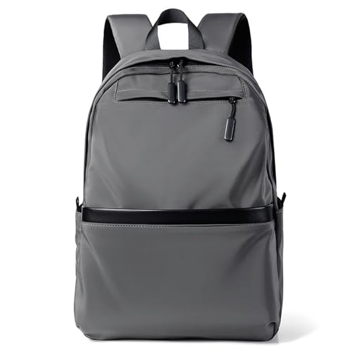 HENGIN Rucksack Backpack -Tasche Benutzerdefinierte Teenager 15,6 -Zoll -Laptop -Design wasserdichte Business Rucksack Rucks -Pack Smart Laptop Rucksack-grau-30 * 12,5 * 45 cm von HENGIN