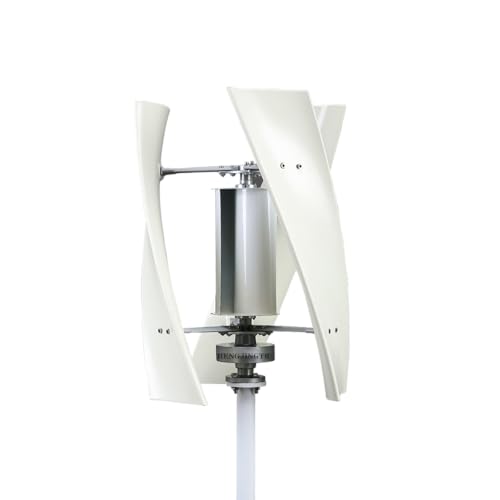 HENGJINGTR Tragbares Windkraftturbinengenerator-Kit, 10000 W, 12 V – 220 V, Windturbinengenerator-Kit mit Steuerung für Geräte zur Erzeugung von Solar-Windstrom (3 Flügel),12V von HENGJINGTR