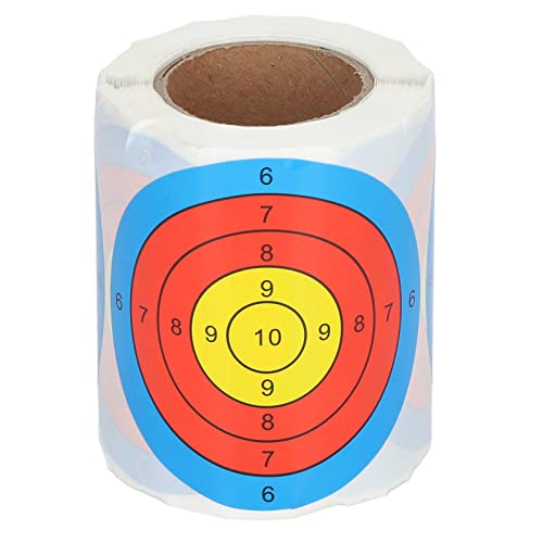 HERCHR 3 Zoll Selbstklebende Zielaufkleber, Premium Selbstklebende Zielscheiben 200 Blatt Schießspritzer-Zielaufkleberrolle Zum Schießen HERCHR 3 Zoll Selbstklebende Zielaufkleber, Premium Selbstklebende Zielscheiben 200 Blatt Schießspritzer-Zielaufkleberrolle Zum Schießen von HERCHR