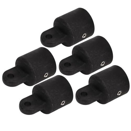 Bimini Top Caps, 5 Stück Nylon Top Eye Endkappe Rohr Marine Bimini Auge Ende Bimini Top Kappe Fitting Boot Auge Endkappe Baldachin Endkappe Verdeckbeschlag Sonnensegel Hardware Für Boote Kajaks von HERCHR