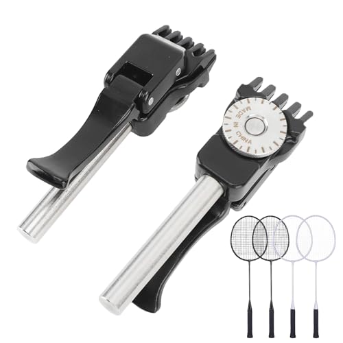 HERCHR 2 Stück Badminton Flying Clamp, Flying Clamp Tennis Flying Clamp Für Badminton Besaitungsmaschine Schwarz Tennis Besaitungswerkzeuge HERCHR 2 Stück Badminton Flying Clamp, Flying Clamp Tennis Flying Clamp Für Badminton Besaitungsmaschine Schwarz Tennis Besaitungswerkzeuge von HERCHR