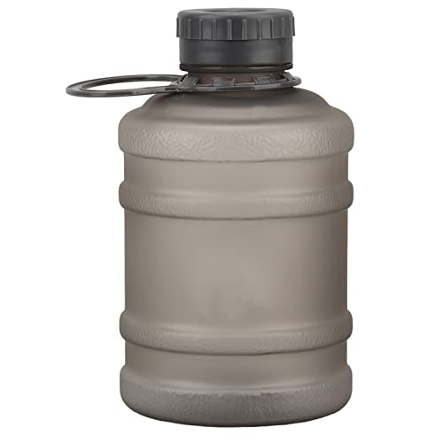 HERCHR 650 Ml Wasserflasche Mit Griff, Tragbare Kunststoff-Wasserflaschen Für Erwachsene, BPA-freie Wasserflasche, Wiederverwendbar, Für Outdoor-Wander-Fitness(Schwarz) von HERCHR