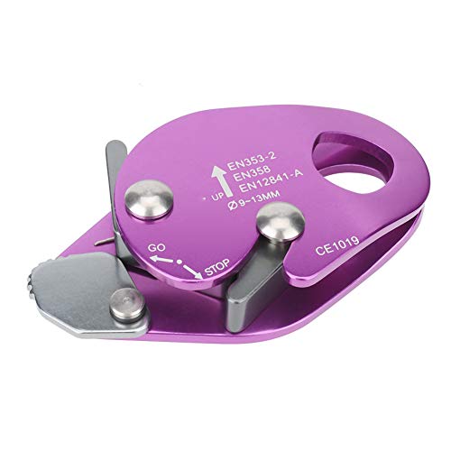 HERCHR Absturzsicherungsgerät, 9–13 Mm Selbstbremsendes Stopp-Abseilgerät 7075 Luftfahrt-Aluminium-Seilklemme, Selbstsichernder Rettungs-Abseilring Für Outdoor-Klettern, Wandern HERCHR Absturzsicherungsgerät, 9–13 Mm Selbstbremsendes Stopp-Abseilgerät 7075 Luftfahrt-Aluminium-Seilklemme, Selbstsichernder Rettungs-Abseilring Für Outdoor-Klettern, Wandern von HERCHR