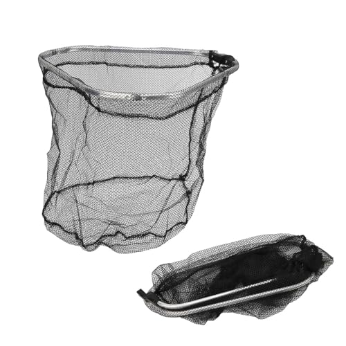 Kescherköpfe, Dreieckiger Faltbarer Angelkescher Fischernetz Aluminiumlegierung Klappbarer Kescherkopf Großes Netz Outdoor Angeln Kescher Kopf Mit Schnalle Fangzubehör Für Fische Vögel Garnelen Kescherköpfe, Dreieckiger Faltbarer Angelkescher Fischernetz Aluminiumlegierung Klappbarer Kescherkopf Großes Netz Outdoor Angeln Kescher Kopf Mit Schnalle Fangzubehör Für Fische Vögel Garnelen von HERCHR