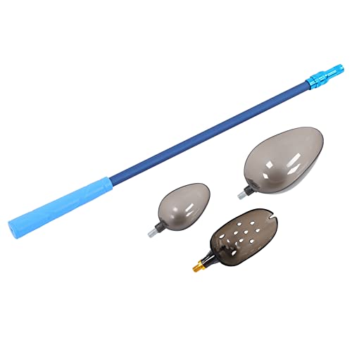HERCHR Köderwurfschaufel, 87 cm, 2 Abschnitte, Einziehbare Carbon-Wurfrute, Outdoor-Angelköderschaufel Mit 3 Köderwurflöffeln HERCHR Köderwurfschaufel, 87 cm, 2 Abschnitte, Einziehbare Carbon-Wurfrute, Outdoor-Angelköderschaufel Mit 3 Köderwurflöffeln von HERCHR