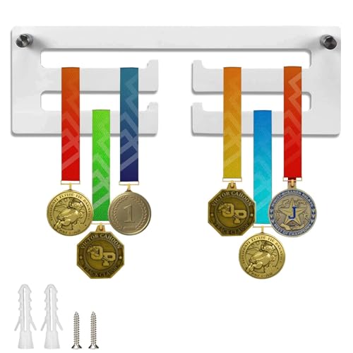 Medaillenaufhänger - Edelstahlhalter, Medalien Aufhänger Sportler Geschenk Sport Medal Holder Zum Aufhängen Von Medaillen 30 X 10 cm von HERCHR