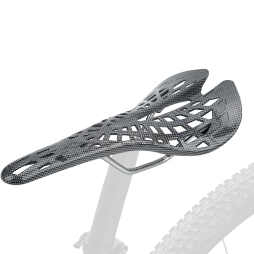 Hohl Fahrradkissen, Ergonomisch Spinnennetz-Stil Sitzkissen Fahrrad Hohlsitz Ultraleichter Mountainbike Sattel Kohlefaser Fahrradzubehör Rennrad Sattel MTB Sattel Fahrradsattel Für Männer Frauen Hohl Fahrradkissen, Ergonomisch Spinnennetz-Stil Sitzkissen Fahrrad Hohlsitz Ultraleichter Mountainbike Sattel Kohlefaser Fahrradzubehör Rennrad Sattel MTB Sattel Fahrradsattel Für Männer Frauen von HERCHR
