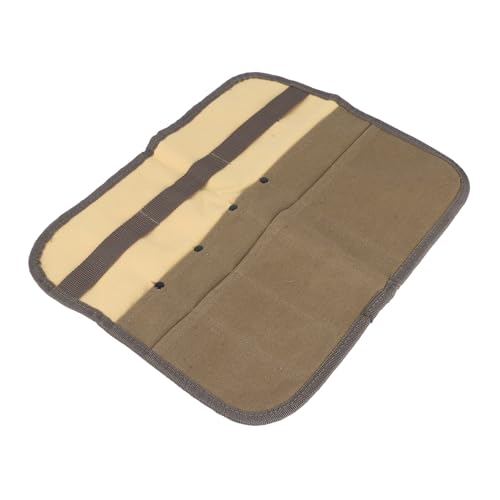 Kochmesser Rolltasche 14 Slots, Messertaschen Für Küchenmesser Klein, Aufbewahrungstasche Für Küchenmesser, Gewachstes Canvas, Messertasche Für Camping, Wandern, Multifunktions-Werkzeugrolltasche Kochmesser Rolltasche 14 Slots, Messertaschen Für Küchenmesser Klein, Aufbewahrungstasche Für Küchenmesser, Gewachstes Canvas, Messertasche Für Camping, Wandern, Multifunktions-Werkzeugrolltasche von HERCHR