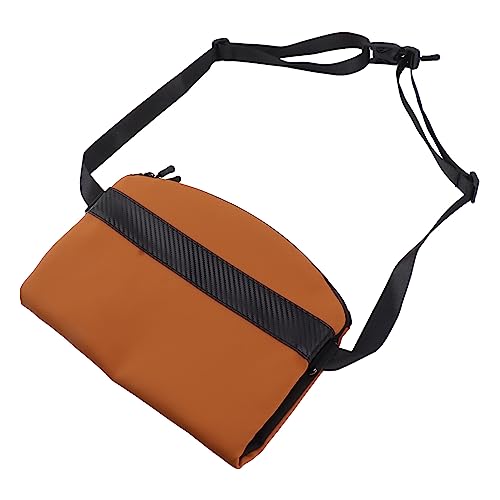 Waist Pack, 3 in 1 Casual PU Leather Single Shoulder Bag Large Capacity Casual Chest Bag Multifunction Travel Bag for Men Women (Brown) von HERCHR