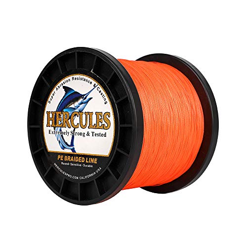 HERCULES Super Cast 100m - 2000m Yards Geflochtene Angelschnur 10lb - 300lb Test für Salzwasser Süßwasser PE Geflecht Fischdraht Superline 8 Stränge HERCULES Super Cast 100m - 2000m Yards Geflochtene Angelschnur 10lb - 300lb Test für Salzwasser Süßwasser PE Geflecht Fischdraht Superline 8 Stränge von HERCULES