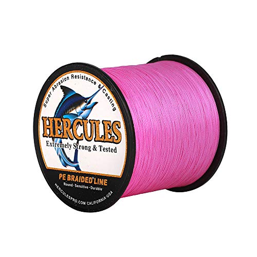 HERCULES Super Cast 100m - 2000m Yards Geflochtene Angelschnur 10lb - 300lb Test für Salzwasser Süßwasser PE Geflecht Fischdraht Superline 8 Stränge HERCULES Super Cast 100m - 2000m Yards Geflochtene Angelschnur 10lb - 300lb Test für Salzwasser Süßwasser PE Geflecht Fischdraht Superline 8 Stränge von HERCULES