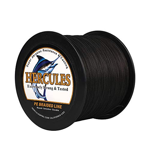 HERCULES Super Cast 100m - 2000m Yards Geflochtene Angelschnur 10lb - 300lb Test für Salzwasser Süßwasser PE Geflecht Fischdraht Superline 8 Stränge HERCULES Super Cast 100m - 2000m Yards Geflochtene Angelschnur 10lb - 300lb Test für Salzwasser Süßwasser PE Geflecht Fischdraht Superline 8 Stränge von HERCULES