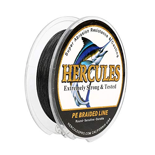 Hercules Super Cast 100m - 2000m 109-2196 Yards Geflochtene Angelschnur 6lb - 100lb Test für Salzwasser Süßwasser PE Geflecht Fischdraht Superline 4 Stränge Hercules Super Cast 100m - 2000m 109-2196 Yards Geflochtene Angelschnur 6lb - 100lb Test für Salzwasser Süßwasser PE Geflecht Fischdraht Superline 4 Stränge von HERCULES