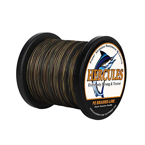 Hercules Super Cast 100m - 2000m 109-2196 Yards Geflochtene Angelschnur 6lb - 100lb Test für Salzwasser Süßwasser PE Geflecht Fischdraht Superline 4 Stränge Hercules Super Cast 100m - 2000m 109-2196 Yards Geflochtene Angelschnur 6lb - 100lb Test für Salzwasser Süßwasser PE Geflecht Fischdraht Superline 4 Stränge von HERCULES