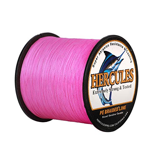 Hercules Super Cast 100m - 2000m 109-2196 Yards Geflochtene Angelschnur 6lb - 100lb Test für Salzwasser Süßwasser PE Geflecht Fischdraht Superline 4 Stränge von HERCULES