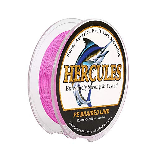Hercules Super Cast 100m - 2000m 109-2196 Yards Geflochtene Angelschnur 6lb - 100lb Test für Salzwasser Süßwasser PE Geflecht Fischdraht Superline 4 Stränge Hercules Super Cast 100m - 2000m 109-2196 Yards Geflochtene Angelschnur 6lb - 100lb Test für Salzwasser Süßwasser PE Geflecht Fischdraht Superline 4 Stränge von HERCULES