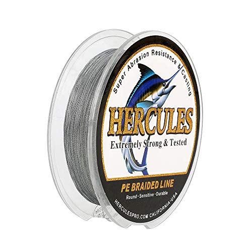 Hercules Super Cast 100m - 2000m 109-2196 Yards Geflochtene Angelschnur 6lb - 100lb Test für Salzwasser Süßwasser PE Geflecht Fischdraht Superline 4 Stränge Hercules Super Cast 100m - 2000m 109-2196 Yards Geflochtene Angelschnur 6lb - 100lb Test für Salzwasser Süßwasser PE Geflecht Fischdraht Superline 4 Stränge von HERCULES