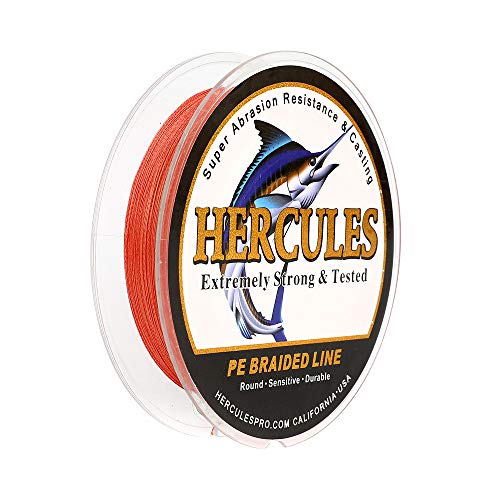 Hercules Super Cast 100m - 2000m 109-2196 Yards Geflochtene Angelschnur 6lb - 100lb Test für Salzwasser Süßwasser PE Geflecht Fischdraht Superline 4 Stränge Hercules Super Cast 100m - 2000m 109-2196 Yards Geflochtene Angelschnur 6lb - 100lb Test für Salzwasser Süßwasser PE Geflecht Fischdraht Superline 4 Stränge von HERCULES