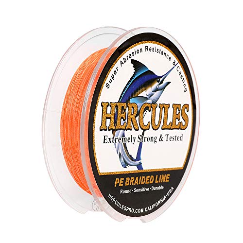 Hercules Super Cast 100m - 2000m 109-2196 Yards Geflochtene Angelschnur 6lb - 100lb Test für Salzwasser Süßwasser PE Geflecht Fischdraht Superline 4 Stränge Hercules Super Cast 100m - 2000m 109-2196 Yards Geflochtene Angelschnur 6lb - 100lb Test für Salzwasser Süßwasser PE Geflecht Fischdraht Superline 4 Stränge von HERCULES