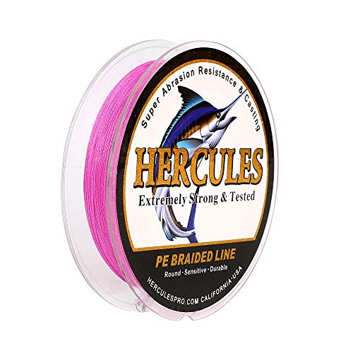 Hercules Super Cast 100m - 2000m 109-2196 Yards Geflochtene Angelschnur 6lb - 100lb Test für Salzwasser Süßwasser PE Geflecht Fischdraht Superline 4 Stränge Hercules Super Cast 100m - 2000m 109-2196 Yards Geflochtene Angelschnur 6lb - 100lb Test für Salzwasser Süßwasser PE Geflecht Fischdraht Superline 4 Stränge von HERCULES