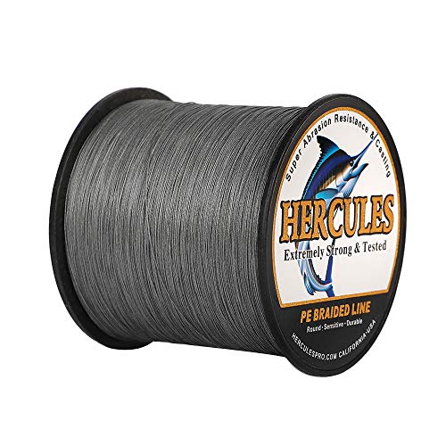 Hercules Super Cast 100m - 2000m 109-2196 Yards Geflochtene Angelschnur 6lb - 100lb Test für Salzwasser Süßwasser PE Geflecht Fischdraht Superline 4 Stränge Hercules Super Cast 100m - 2000m 109-2196 Yards Geflochtene Angelschnur 6lb - 100lb Test für Salzwasser Süßwasser PE Geflecht Fischdraht Superline 4 Stränge von HERCULES