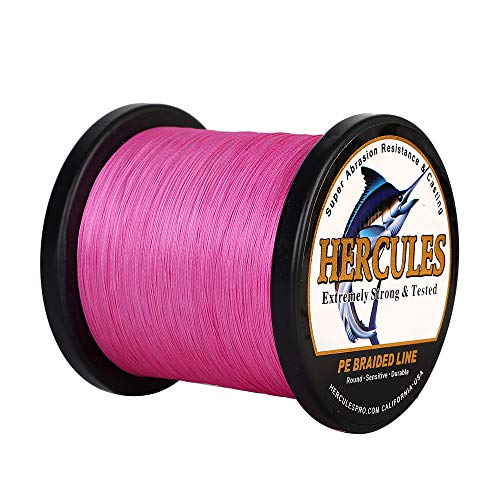 Hercules Super Cast 100m - 2000m 109-2196 Yards Geflochtene Angelschnur 6lb - 100lb Test für Salzwasser Süßwasser PE Geflecht Fischdraht Superline 4 Stränge von HERCULES