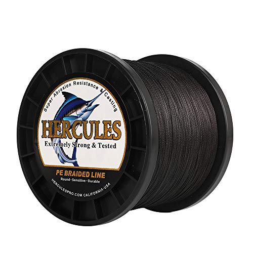HERCULES Super Cast 100m - 2000m Yards Geflochtene Angelschnur 10lb - 300lb Test für Salzwasser Süßwasser PE Geflecht Fischdraht Superline 8 Stränge HERCULES Super Cast 100m - 2000m Yards Geflochtene Angelschnur 10lb - 300lb Test für Salzwasser Süßwasser PE Geflecht Fischdraht Superline 8 Stränge von HERCULES