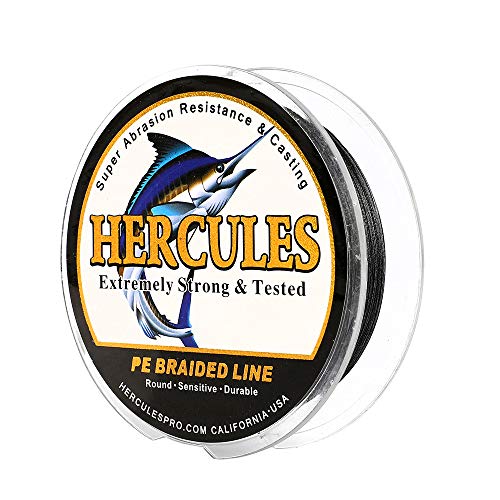 HERCULES Super Cast 100m - 2000m Yards Geflochtene Angelschnur 10lb - 300lb Test für Salzwasser Süßwasser PE Geflecht Fischdraht Superline 8 Stränge HERCULES Super Cast 100m - 2000m Yards Geflochtene Angelschnur 10lb - 300lb Test für Salzwasser Süßwasser PE Geflecht Fischdraht Superline 8 Stränge von HERCULES