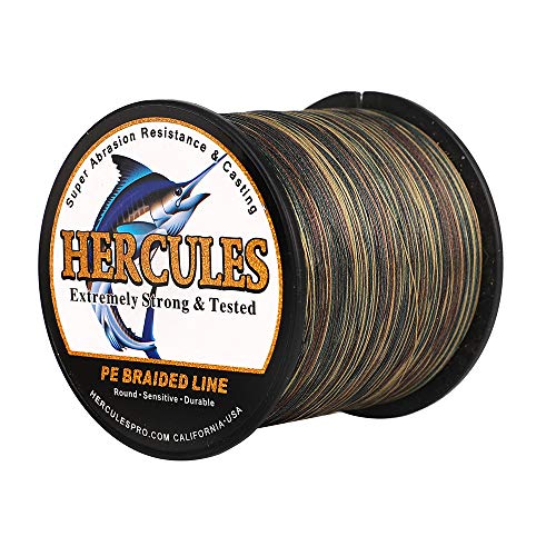 HERCULES Super Cast 100m - 2000m Yards Geflochtene Angelschnur 10lb - 300lb Test für Salzwasser Süßwasser PE Geflecht Fischdraht Superline 8 Stränge HERCULES Super Cast 100m - 2000m Yards Geflochtene Angelschnur 10lb - 300lb Test für Salzwasser Süßwasser PE Geflecht Fischdraht Superline 8 Stränge von HERCULES