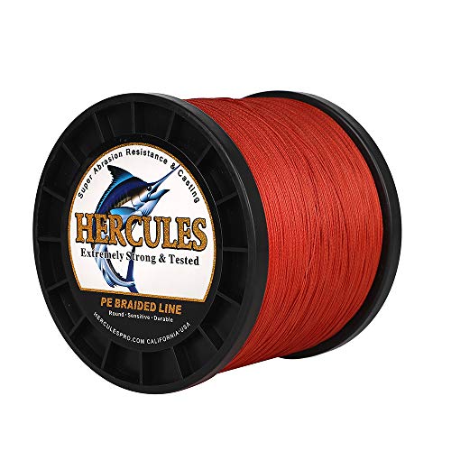 Hercules Super Cast 100m - 2000m Yards Geflochtene Angelschnur 10lb - 300lb Test für Salzwasser Süßwasser PE Geflecht Fischdraht Superline 8 Stränge Hercules Super Cast 100m - 2000m Yards Geflochtene Angelschnur 10lb - 300lb Test für Salzwasser Süßwasser PE Geflecht Fischdraht Superline 8 Stränge von HERCULES