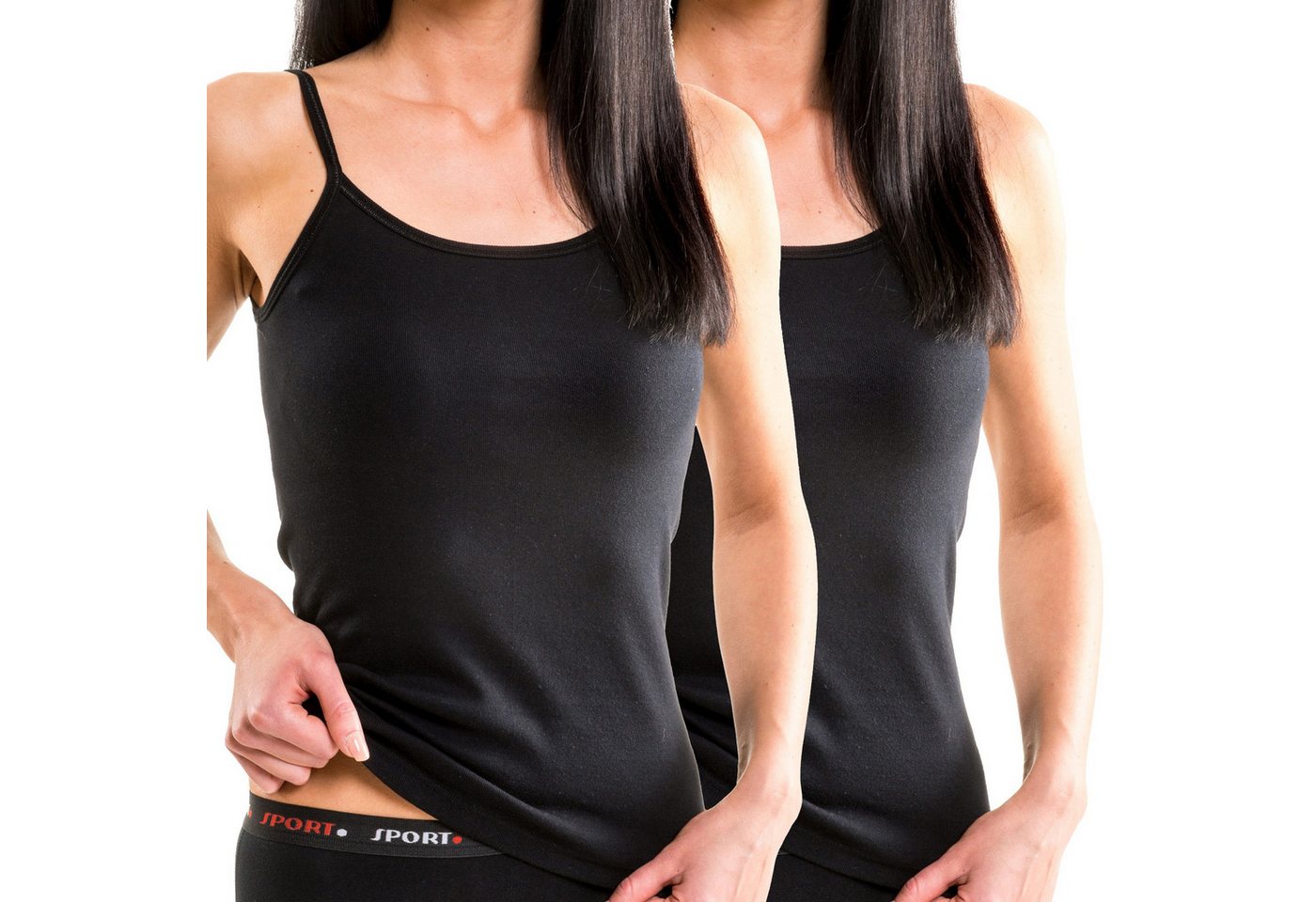 HERMKO Funktionsunterhemd 61560 2er Pack Damen Funktions Trägerhemd Top schnelltrocknend HERMKO Funktionsunterhemd 61560 2er Pack Damen Funktions Trägerhemd Top schnelltrocknend von HERMKO