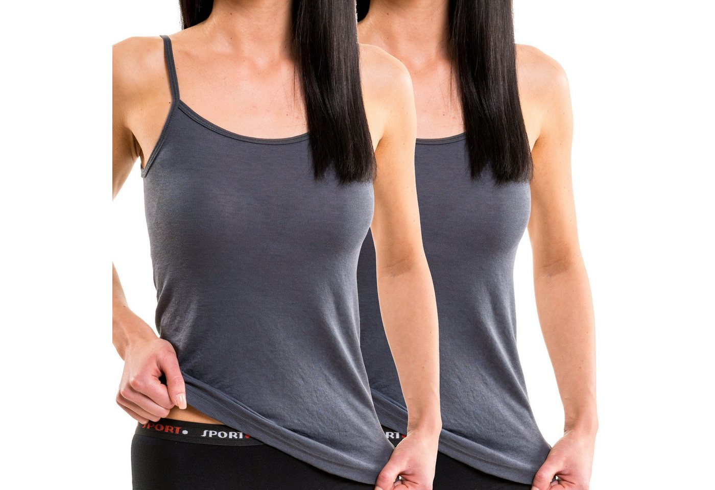 HERMKO Funktionsunterhemd 61560 2er Pack Damen Funktions Trägerhemd Top schnelltrocknend HERMKO Funktionsunterhemd 61560 2er Pack Damen Funktions Trägerhemd Top schnelltrocknend von HERMKO