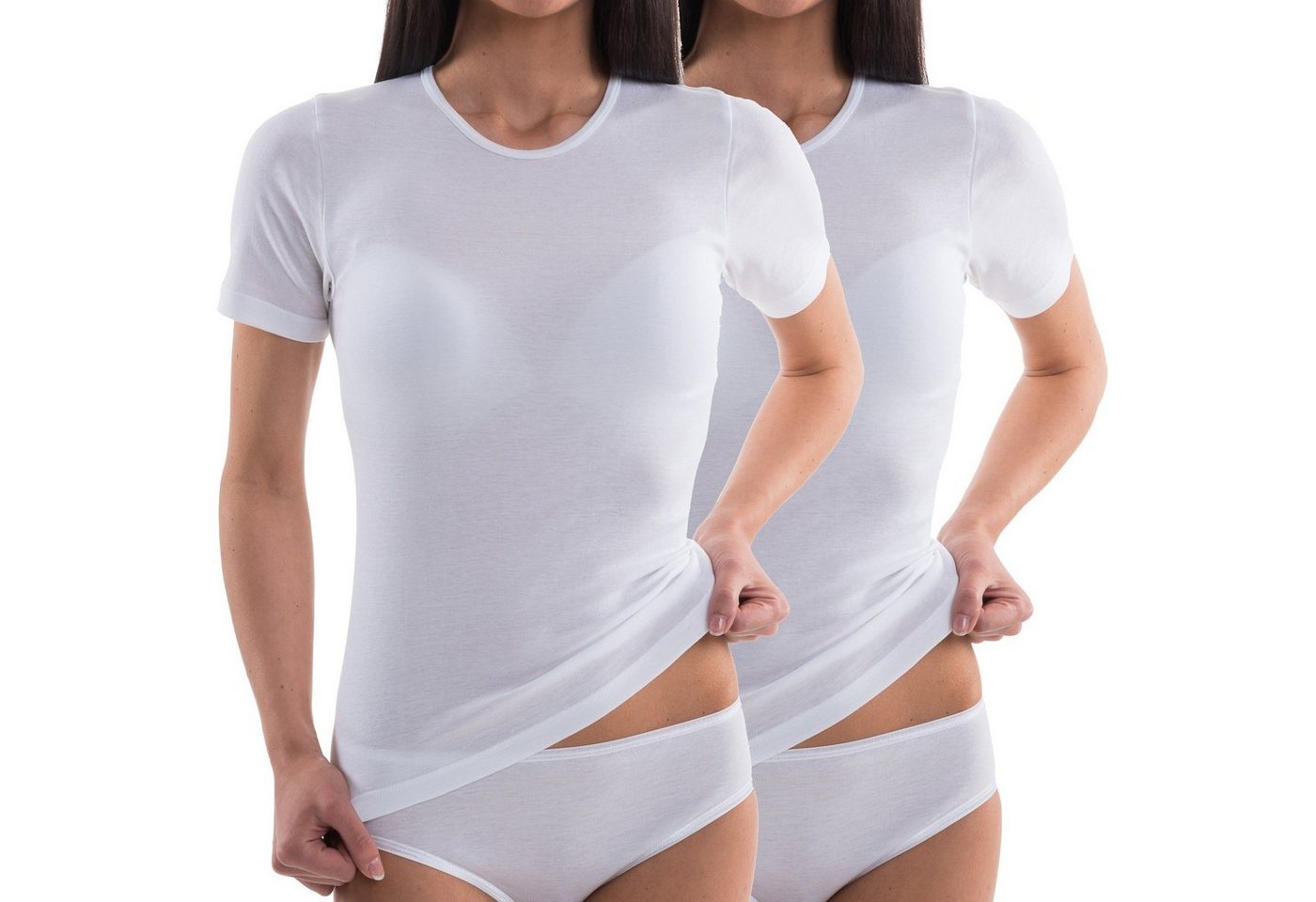 HERMKO Funktionsunterhemd 61800 2er Pack Damen kurzarm Funktionsshirt Funktionsunterhemd HERMKO Funktionsunterhemd 61800 2er Pack Damen kurzarm Funktionsshirt Funktionsunterhemd von HERMKO