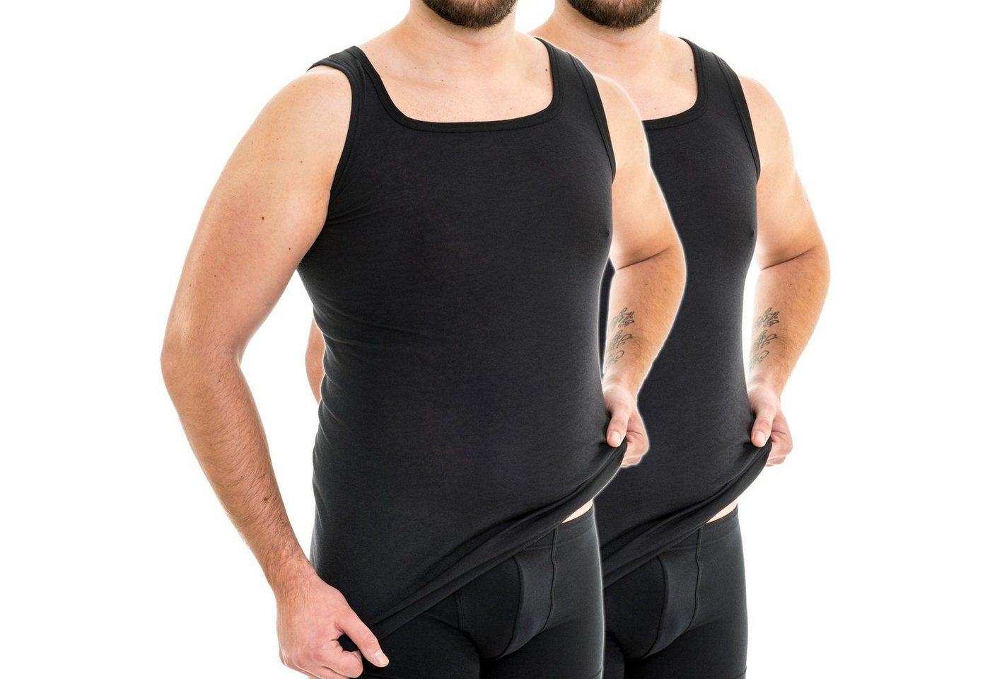 HERMKO Achselhemd 63027 2er Pack Herren Funktionsunterhemd extralang HERMKO Achselhemd 63027 2er Pack Herren Funktionsunterhemd extralang von HERMKO