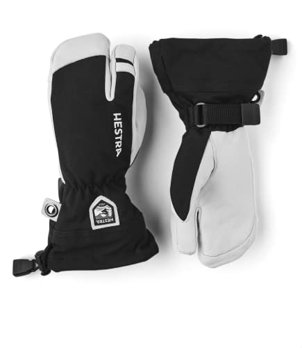 HESTRA Army Leather Heli Ski Jr. 3-Finger schwarz - 6 HESTRA Army Leather Heli Ski Jr. 3-Finger schwarz - 6 von HESTRA