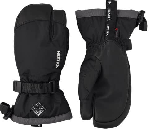 Hestra Gauntlet CZone Junior Handschuh – wasserdicht, isolierter 3-Finger-Schneehandschuh für Winter, Skifahren, Spielen im Schnee für Kinder und Jugendliche – Schwarz/Graphit – 5 Hestra Gauntlet CZone Junior Handschuh – wasserdicht, isolierter 3-Finger-Schneehandschuh für Winter, Skifahren, Spielen im Schnee für Kinder und Jugendliche – Schwarz/Graphit – 5 von Hestra